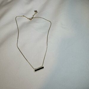 Kendra Scott Black Bar Necklace